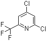 structure of CAS# 39891-02-6, 2,4-Dichloro-6-(trifluoromethyl)pyridine