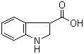 吲哚啉-3-羧酸分子结构 (CAS 39891-70-8)