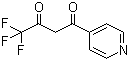 4,4,4-Trifluoro-1-(pyridine-4-yl)butane-1,3-dione molecular structure (CAS 399-06-4)