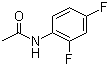 2,4-二氟乙酰苯胺分子结构 (CAS 399-36-0)