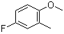 structure of CAS# 399-54-2, 4-Fluoro-2-methylanisole
