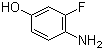 4-氨基-3-氟苯酚分子结构 (CAS 399-95-1)
