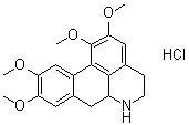 CAS # 39945-41-0, 5,6,6a,7-Tetrahydro-1,2,9,10-tetramethoxy-4H-dibenzo[de,g]quinoline hydrochloride