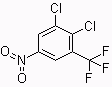 2,3-二氯-5-硝基三氟甲苯分子结构 (CAS 400-65-7)