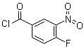 structure of CAS# 400-94-2, 3-Nitro-4-fluorobenzoyl chloride