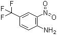 structure of CAS# 400-98-6, 4-Amino-3-nitrobenzotrifluoride