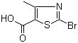 structure of CAS# 40003-41-6, 2-溴-4-甲基噻唑-5-羧酸