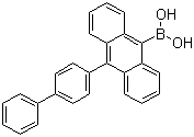 structure of CAS# 400607-47-8, B-(10-[1,1'-Biphenyl]-4-yl-9-anthracenyl)boronic acid