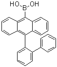 (10-[1,1'-Biphenyl]-2-yl-9-anthracenyl)boronic acid molecular structure (CAS 400607-48-9)