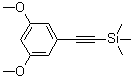 3,5-二甲氧基-1-(三甲基硅烷基乙炔基)苯分子结构 (CAS 400608-30-2)