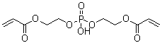 二[2-(丙烯酰氧基)乙基]磷酸酯分子结构 (CAS 40074-34-8)