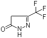 structure of CAS# 401-73-0, 3-(Trifluoromethyl)-2-pyrazolin-5-one