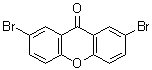 2,7-二溴-9H-氧杂蒽-9-酮分子结构 (CAS 40102-85-0)