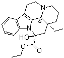 Vincaminic acid ethyl ester molecular structure (CAS 40163-56-2)
