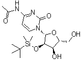 CAS 登录号：401812-97-3, N-乙酰基-2'-O-[(叔丁基)二甲基硅烷基]胞苷