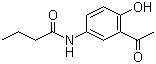 2-Acetyl-4-butyramidophenol molecular structure (CAS 40188-45-2)