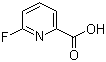 2-氟吡啶-6-羧酸分子结构 (CAS 402-69-7)