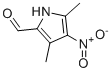 structure of CAS# 40236-20-2, 3,5-Dimethyl-4-nitro-1H-pyrrole-2-carbaldehyde