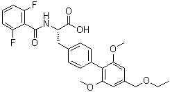 Firategrast molecular structure (CAS 402567-16-2)