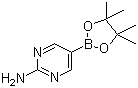 structure of CAS# 402960-38-7, 2-Aminopyrimidine-5-boronic acid pinacol ester
