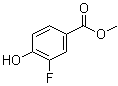 structure of CAS# 403-01-0, 3-Fluoro-4-hydroxybenzoic acid methyl ester