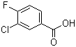 3-氯-4-氟苯甲酸分子结构 (CAS 403-16-7)