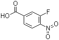 structure of CAS# 403-21-4, 3-Fluoro-4-nitrobenzoic acid