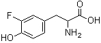 structure of CAS# 403-90-7, 3-Fluoro-DL-tyrosine