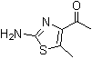 structure of CAS# 40353-62-6, 1-(2-Amino-5-methyl-4-thiazolyl)ethanone