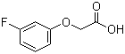 structure of CAS# 404-98-8, 2-(3-Fluorophenoxy)acetic acid