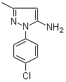 structure of CAS# 40401-39-6, 5-Amino-3-methyl-1-(4-chlorophenyl)pyrazole