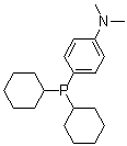 二环己基(4-二甲基氨基苯基)膦分子结构 (CAS 40438-64-0)