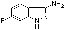 structure of CAS# 404827-75-4, 6-Fluoro-1H-indazol-3-amine