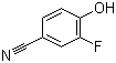 3-氟-4-羟基苯腈分子结构 (CAS 405-04-9)