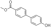 structure of CAS# 40501-41-5, 4'-Hydroxy-4-biphenylcarboxylic acid methyl ester