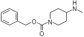 structure of CAS# 405057-75-2, 4-(Methylamino)-1-piperidinecarboxylic acid phenylmethyl ester
