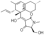 CAS 登录号：405072-57-3, (3E,5S)-5-(羟基甲基)-3-[(1S,2R,4aS,6R,8aR)-羟基[1,2,4a,5,6,7,8,8a-八氢-1,3,6-三甲基-2-(1E)-1-丙烯-1-基-1-萘基]亚甲基]-1-甲基-2,4-吡咯烷二酮