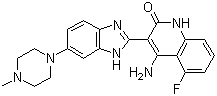 structure of CAS# 405169-16-6, Dovitinib