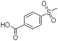 structure of CAS# 4052-30-6, 4-甲砜基苯甲酸