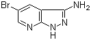 structure of CAS# 405224-24-0, 5-溴-1H-吡唑并[3,4-b]吡啶-3-胺