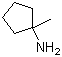 structure of CAS# 40571-45-7, (1-Methylcyclopentyl)amine