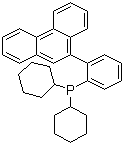 Dicyclohexyl[2-(9-phenanthrenyl)phenyl]phosphine molecular structure (CAS 405919-41-7)