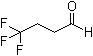 4,4,4-三氟丁醛分子结构 (CAS 406-87-1)