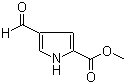 4-甲酰基-1H-吡咯-2-羧酸甲酯分子结构 (CAS 40611-79-8)