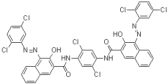 CAS 登录号：40618-31-3 (82643-43-4), 颜料红 214