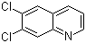 structure of CAS# 40635-11-8, 6,7-Dichloroquinoline