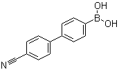 4'-Cyanobiphenyl-4-ylboronic acid molecular structure (CAS 406482-73-3)