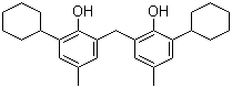 structure of CAS# 4066-02-8, 2,2'-Methylenebis(6-cyclohexyl-4-methyl)phenol