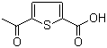 structure of CAS# 4066-41-5, 5-Acetylthiophene-2-carboxylic acid