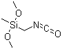 CAS 登录号：406679-89-8, 1-二甲氧基(甲基)硅甲基异氰酸酯